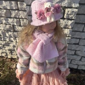 Teddy kepurė su šalikėliu Saulė