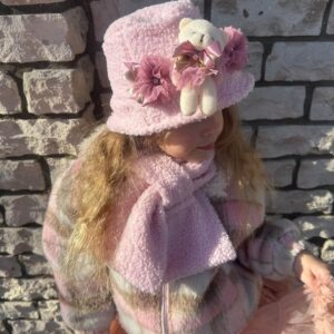 Teddy kepurė su šalikėliu Saulė